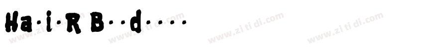 HalisR Bold字体转换
